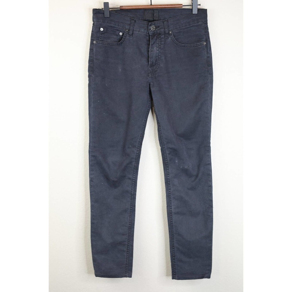 Acne Studios Womens Ace Ups Black Skinny Jeans Size‎ 29 Mid-Rise Dark Wash Denim